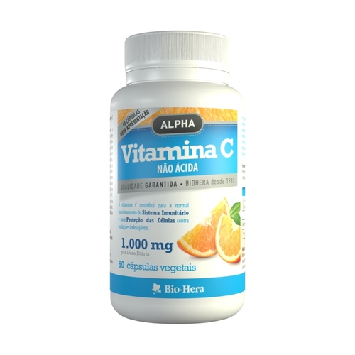 Vitamina C Não Ácida - 60 cápsulas - Alpha - Alpha - 5604514006821