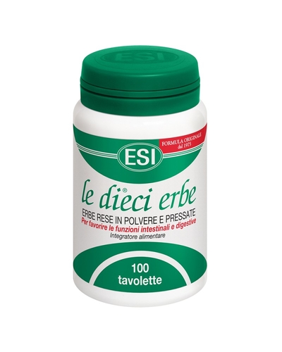 Le Dieci Erbe 100 Comprimidos - ESI - Esi - 8008843004348