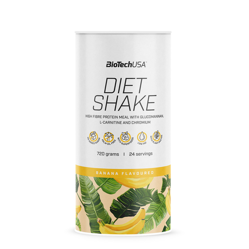 Diet Shake 720g - Banana - Biotech - BiotechUSA - BT240548