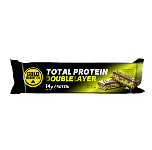 Double Layer Protein Bar - Chocolate e Pistácio - GoldNutrition