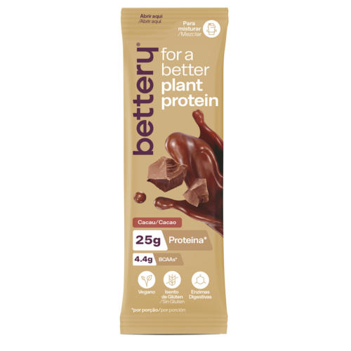 Bettery Proteína Vegetal Sabor a Cacau 32g - Bettery - 5600760622808