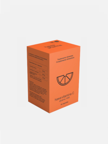 Hawa Vitamina C 100mg Alcalina 60 Cápsulas - Hawa - 5600229712705