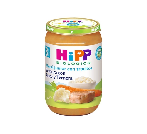 Puré De Legumes Com Arroz E Carne Bio 220 G Hipp - Hipp - 4062300429994