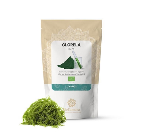 Biosamara - Clorela em pó - 125G - Biosamara - 5601607504912