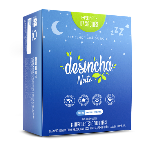 Desinchá Noite Sabores - 30 Saquetas - Desinchá - 7898684480675