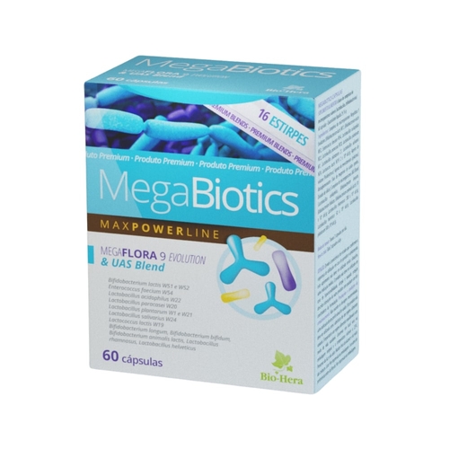 MEGABIOTICS – 60 cápsulas – Bio-Hera - Bio-Hera - 5604514006395