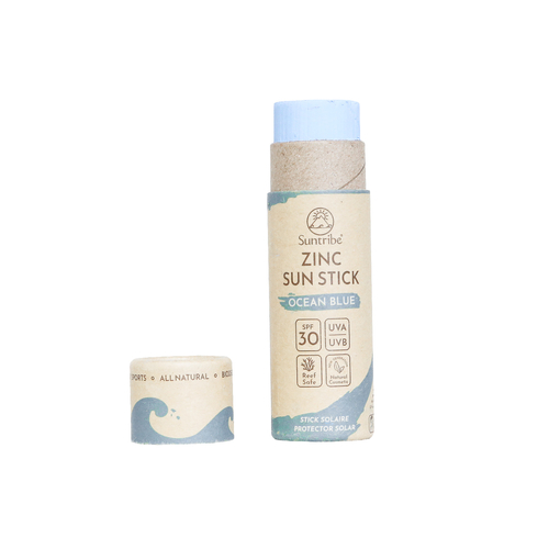 Suntribe Stick Protetor Solar Zinco FPS 30 Turquesa (30 G) - Suntribe - 7350097210183