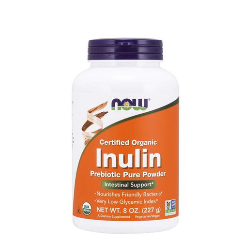 Inulin Prebiotic Pure Powder, Organic - NOW - Now Foods
