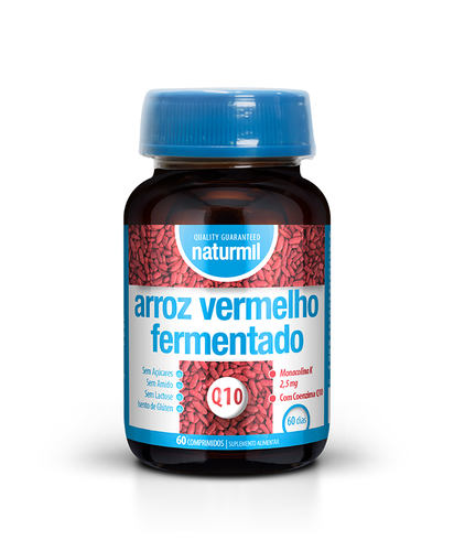 Naturmil - Arroz Vermelho Fermentado - 60 Comprimidos - Naturmil - 5605481408991
