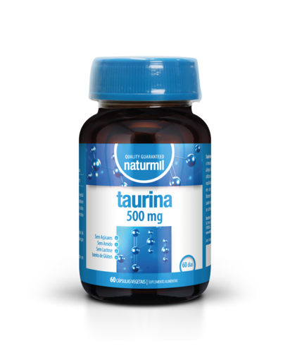 Naturmil Taurina 500mg 60 cápsulas - Naturmil - 5605481209260