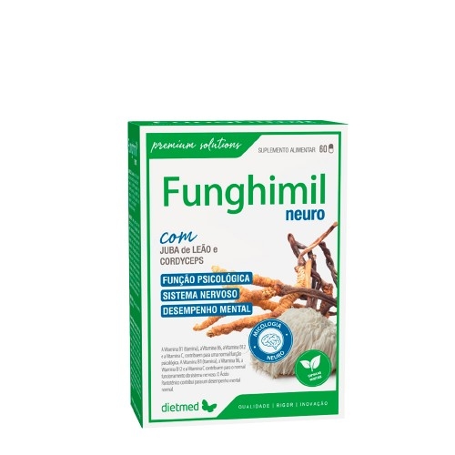 Funghimil Neuro – 60 cápsulas – DietMed