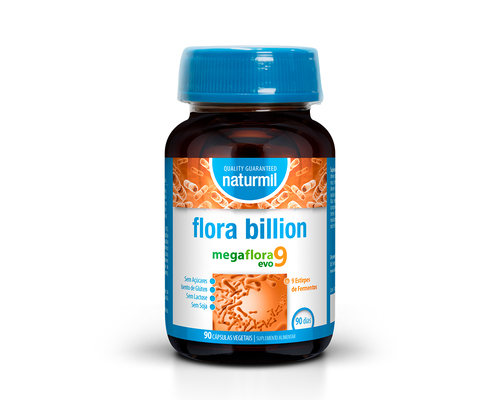 Naturmil - Flora Billion megaflora 9 evo – 90 cápsulas - Naturmil - 5605481209475