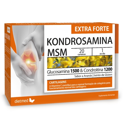 Kondrosamina MSM Extra Forte – 20 carteiras – DietMed - DietMed - 5605481112362