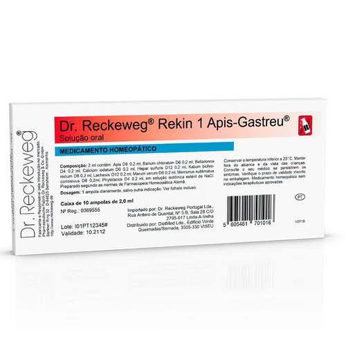 Dr. Reckeweg Rekin 1 - 10 x 2 ml Ampolas - Dr. Reckeweg - 5605481701016