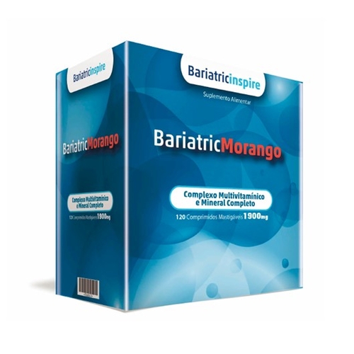 Bariatric Morango 120 Comprimidos - Bioserum - 7066043