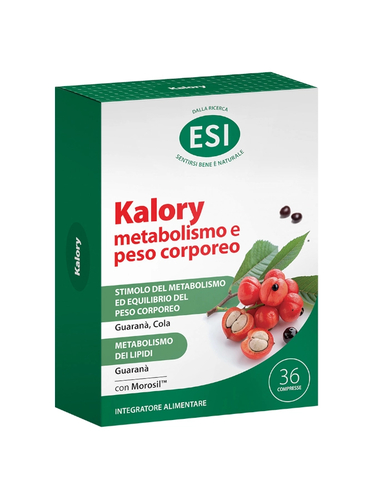 Kalory metabolismo e peso corporal – 36 comprimidos – ESI