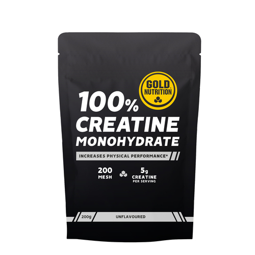 Creatine Monohydrate Sem Sabor 200g - GoldNutrition - GoldNutrition - 5601607078260