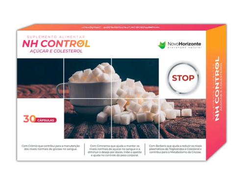 NH Control (Açúcares E Colesterol) 30 Cápsulas Novo Horizonte - Novo Horizonte - 5604401667579