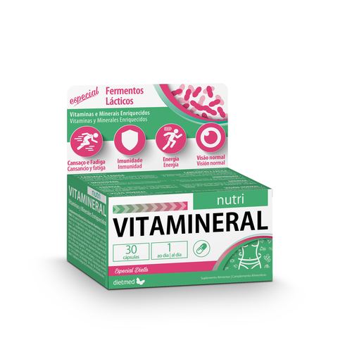 Vitamineral Nutri 30 cápsulas – Dietmed - DietMed - 5605481109140