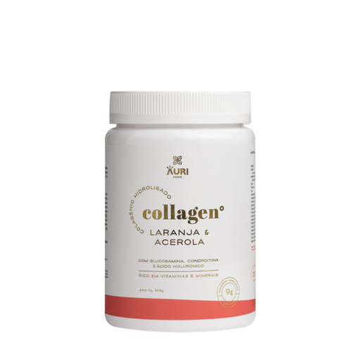 Auri Foods Colagénio Laranja com Acerola 300gr - AuriFoods - 5600389646049