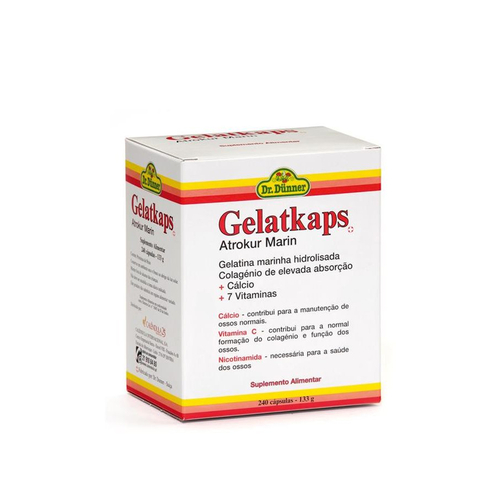Gelatkaps - Articulações e Ossos - 240 cápsulas - Calêndula - 5603832002133