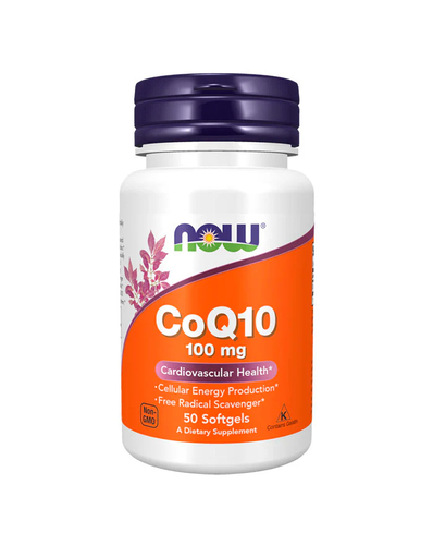 CoQ10 100mg - 50 Cápsulas - Now Foods - Now Foods - 733739032089