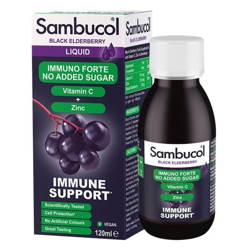 Sambucol - Immuno Forte Com Sabugueiro, Vitamina C E Zinco - 120ml