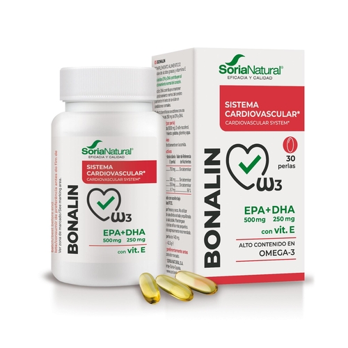 Bonalin EPA+DHA c/ Vit.E 30 Cápsulas - Soria Natural - Soria Natural - 8422947062255
