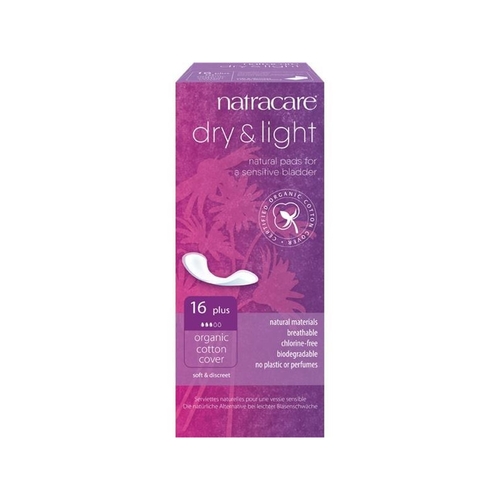 Pensos Algodão Bio Incontinência Plus - Natracare - Natracare - 782126003546
