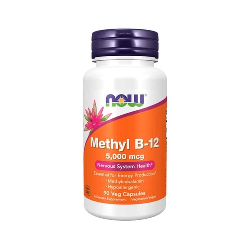 Methyl B12 5000 mcg 90 Cápsulas - NOW - Now Foods - now00589