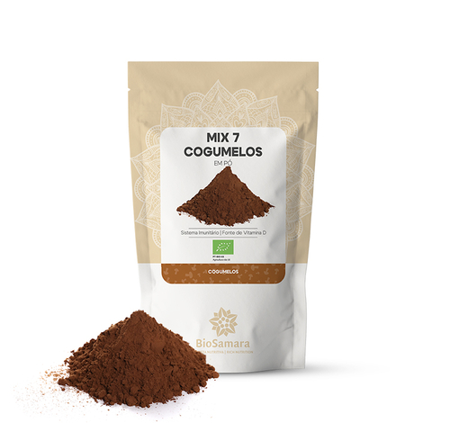 Biosamara - Cogumelos 7 Mix em pó - 250G - CG0118B