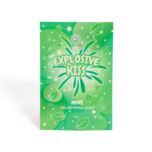 Rebuçados de Estalidos Explosive Kiss Menta Secret Play - SECRET PLAY - 8435097837031