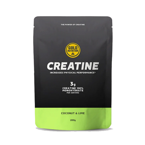 Creatine Monohydrate 200g Sabor a Coco Lima - GoldNutrition - 5601607080027
