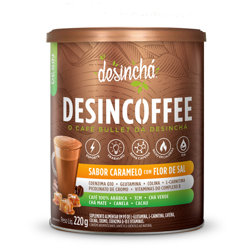 Desinchá - Desincoffee Caramelo com Flor de Sal - 220g - Desinchá - 7898684480330
