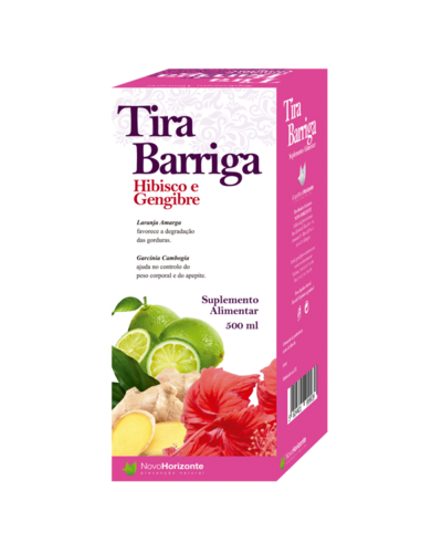 Tira Barriga - Hibisco  Gengibre - 500ml - Tira Barriga - 5604401999939