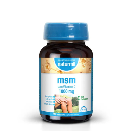 Naturmil - MSM com Vitamina C 90 comprimidos - Naturmil - 5605481408854