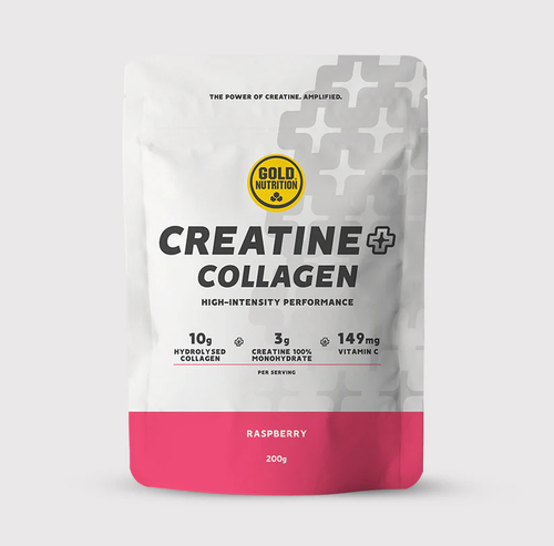 Creatine + Collagen 200g - Framboesa - GoldNutrition