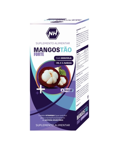 Mangostão Forte - 500 Ml - Novo Horizonte - Novo Horizonte - NH007NUT