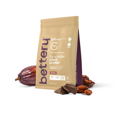 Bettery Proteína Vegetal Sabor a Cacau 908g - Bettery - 5600760622280