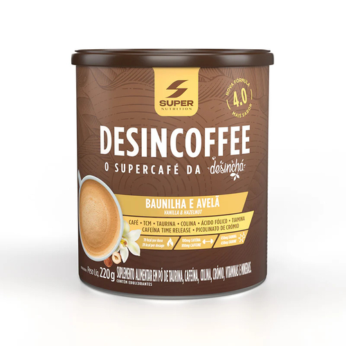 Desinchá - Desincoffee Baunilha Avelã - 220g - Desinchá - 7898684480323