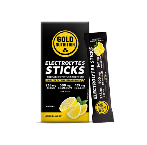 Electrolytes GoldNutrition 10 sticks - Limão - GoldNutrition - GAMARDE - 5601607079229