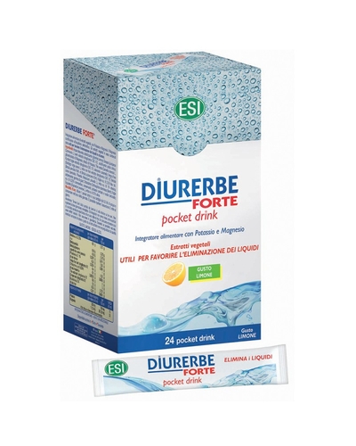ESI Diurerbe Forte Pocket Drink 24 Saquetas Limão - Esi - 8008843007882