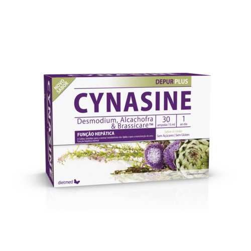 Cynasine Depur Plus - 30 ampolas Dietmed - DietMed - 5605481101403