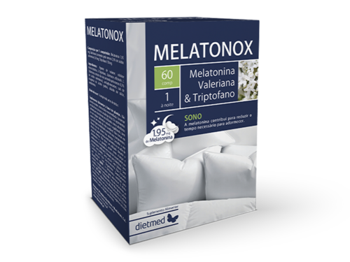 Melatonox (1,95mg) - 60 comprimidos - Dietmed - DietMed - 5605481108570