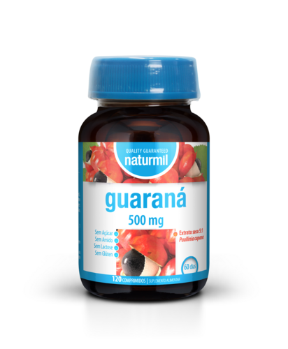 Naturmil - Guaraná 500mg - 120 comprimidos - Naturmil - 5605481408311