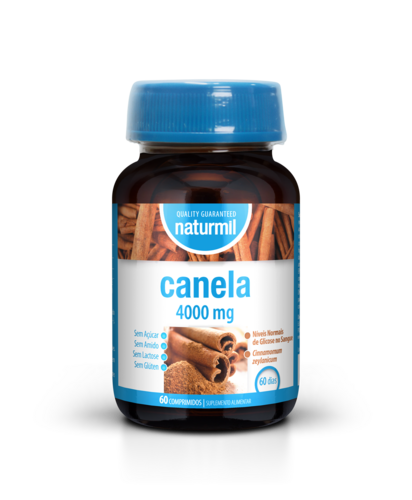 Naturmil - Canela 4000 mg - 60 comprimidos - Naturmil - 5605481408793
