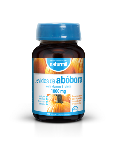 Naturmil - Pevides de Abobora 1000mg - 90 cáps. - Naturmil - 5605481407215