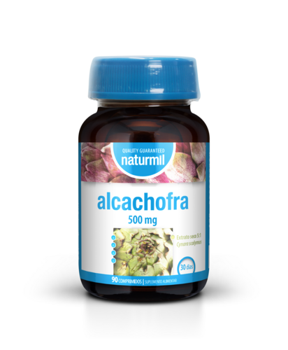 Naturmil - Alcachofra 500mg 90 comprimidos - Naturmil - 5605481408014