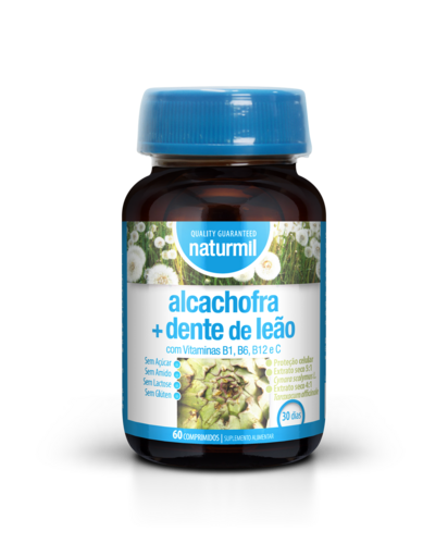Naturmil - Alcachofra  Dente de Leão - 60 Compr. - Naturmil - 5605481408250