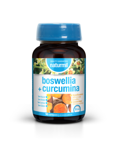 Naturmil - Boswellia  Curcumina 90 comprimidos - Naturmil - 5605481408281